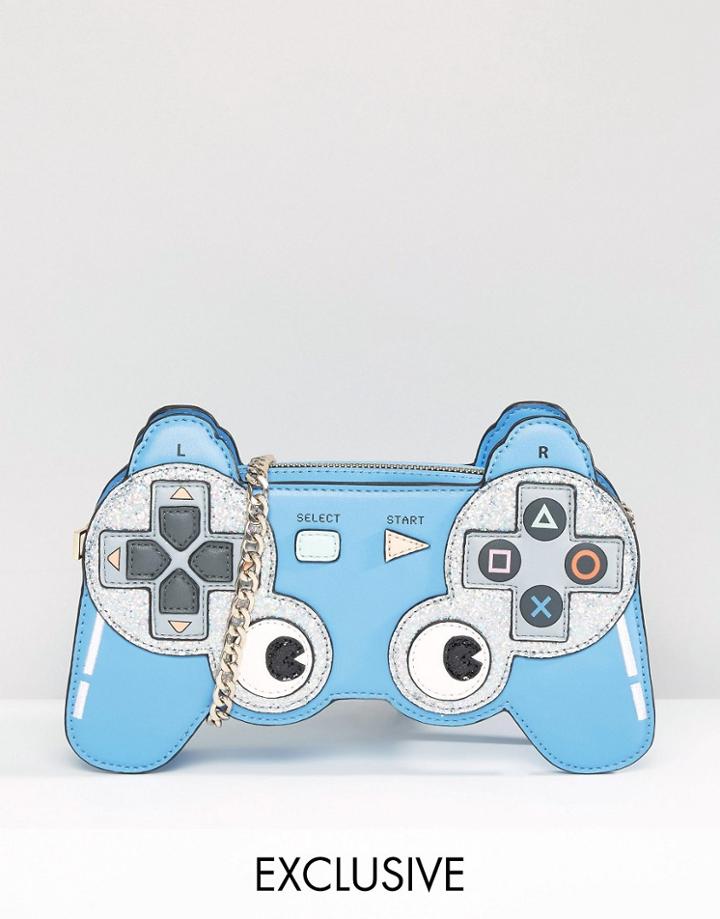 Lydc Exclusive Sparkle Controller Cross Body Bag - Blue