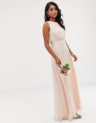 Maids To Measure Bridesmaid Maxi Dress With Draped Low Back