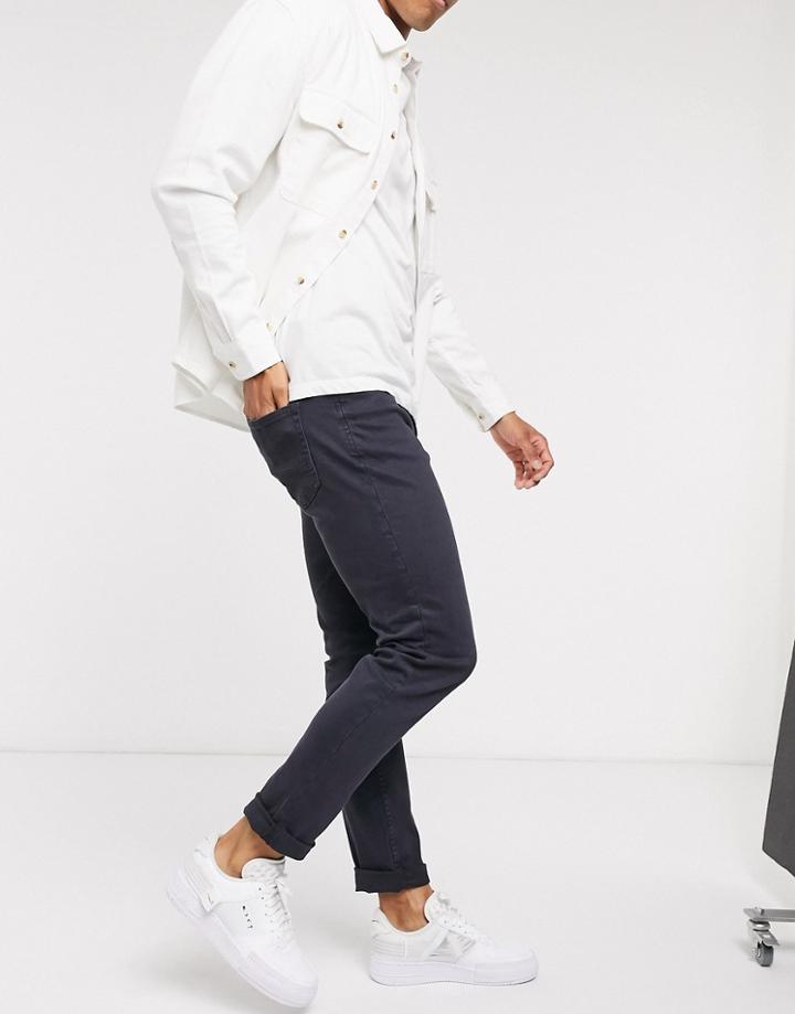 Only & Sons 5 Pocket Jean In Blue Black