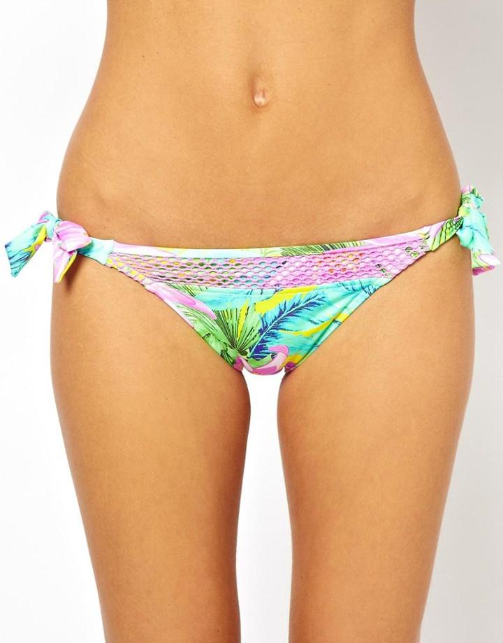 Baku Chi Chi Print Tie Side Bikini Bottom