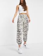 Love & Other Things Tie-dye Sweatpants In Gray-multi