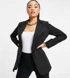 Unique21 Petite Blazer In Black - Part Of A Set
