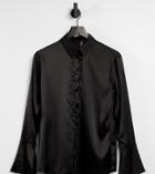 Asyou Satin Shirt In Black