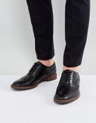 Aldo Bartolello Leather Brogue Shoes In Black - Black