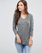 B.young Longline Sweater - Gray