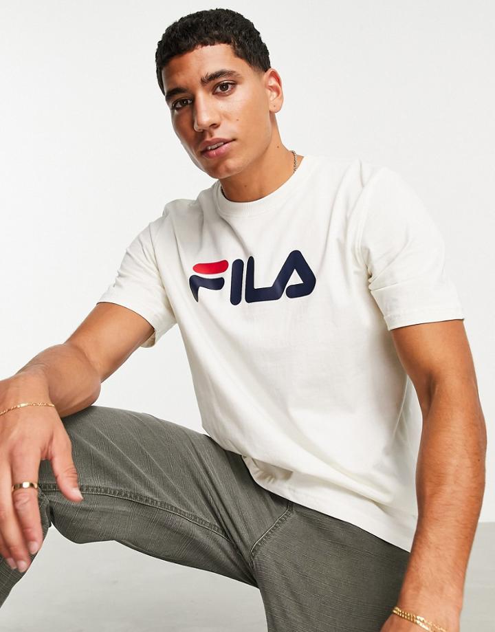 Fila Eagle T-shirt In Ecru-white