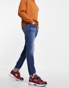 Diesel Sleenker-x Skinny Jeans In Blue-blues