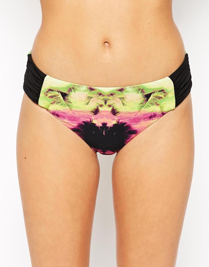 Robyn Lawley Palm Bikini Bottoms - Multi