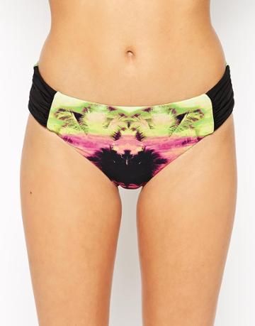 Robyn Lawley Palm Bikini Bottoms - Multi