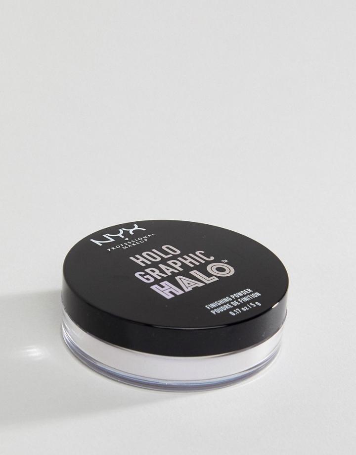 Nyx Professional Makeup Holographic Halo Finishing Powder - Blue