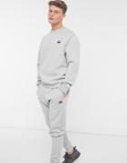 River Island Quilted Lounge Sweatshirt In Gray-grey