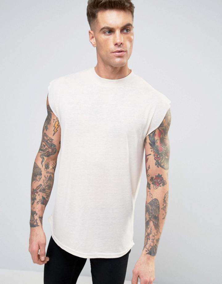 Another Influence Sleeveless T-shirt - Beige