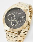 Tommy Hilfiger Men's Chronograph Bracelet Watch In Gold 1791891