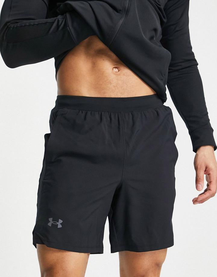 Under Armour Running Launch 7 Shorts In Black
