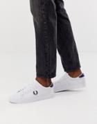 Fred Perry Spencer Leather Sneakers In White