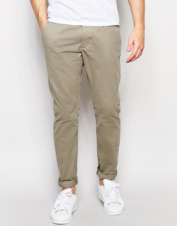 Jack & Jones Straight Fit Chinos - Gray