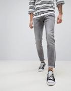 G-star 3301 Deconstructed Super Slim Jeans Gray - Gray
