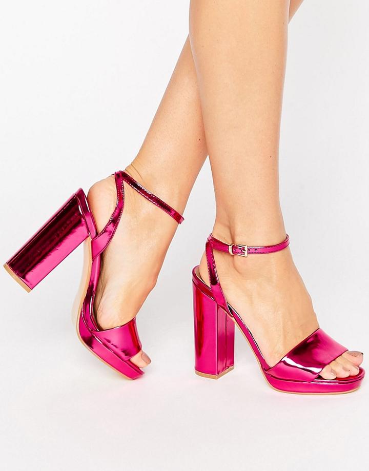 Truffle Platform Sandal - Pink