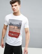 Jack & Jones Tech T-shirt With Graphic Print - Gray