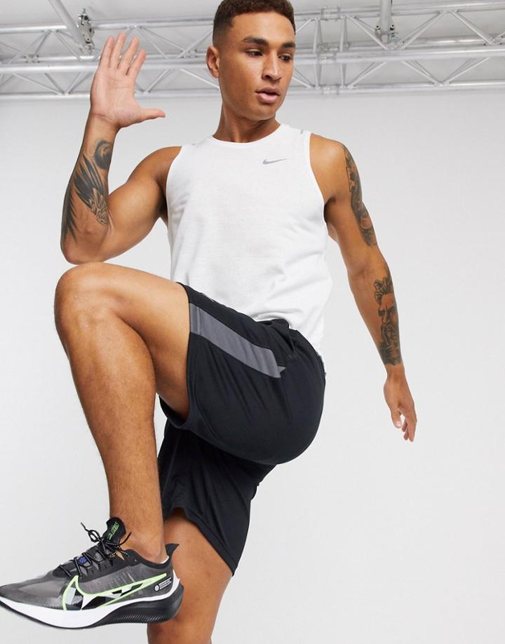 Nike Running Miler Tank Top In White
