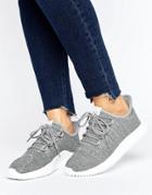 Adidas Originals Gray Tubular Shadow Knit Sneakers - Gray