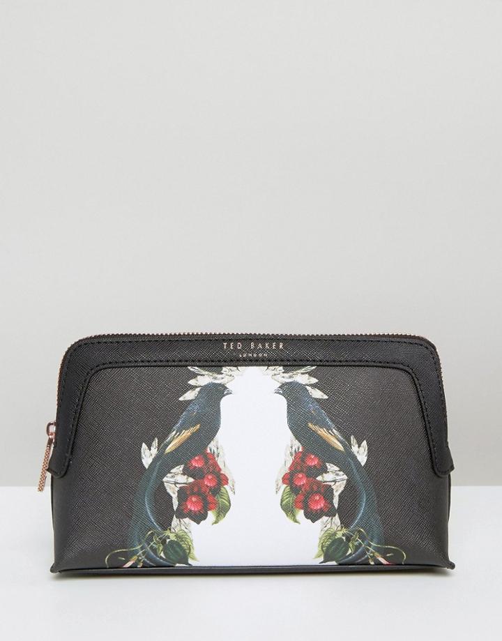 Ted Baker Bejewelled Makeup Bag - Black