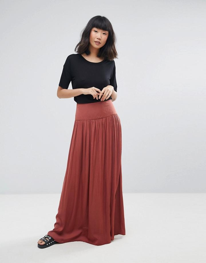 Gestuz Presley Maxi Skirt - Red