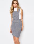 First And I Pinafore Dress - Blue