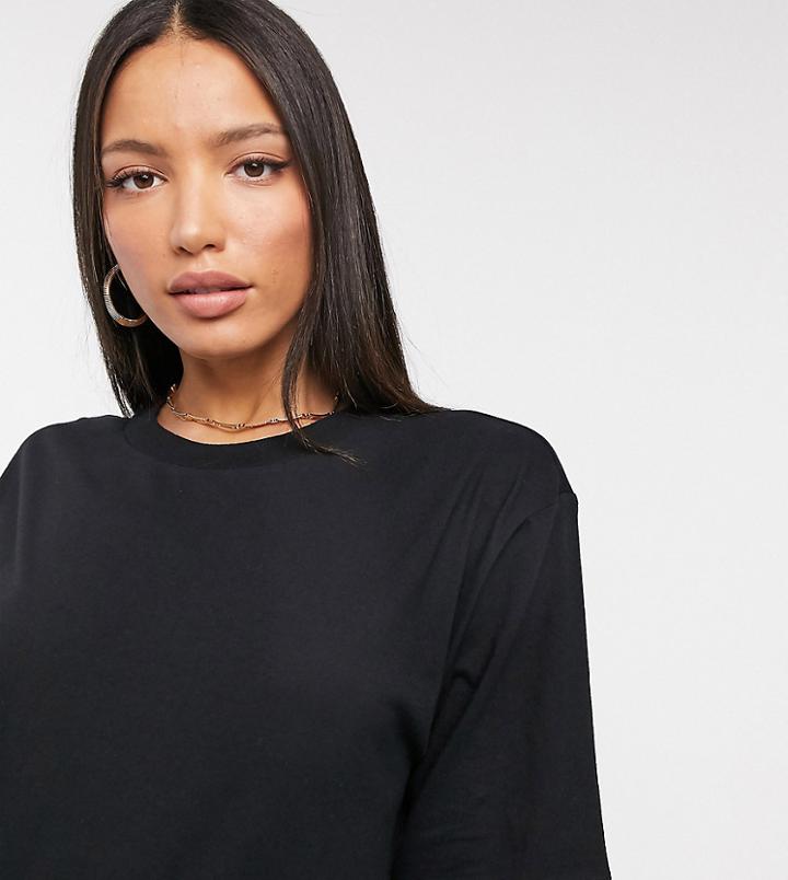 Asos Design Tall Ultimate Oversized T-shirt In Black