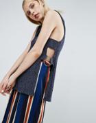 Lavish Alice Tunic With D Ring Detail - Navy
