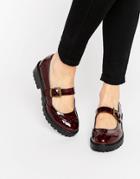 Asos Mendoza Flat Shoes - Red