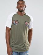 Jaded London Raglan T-shirt - Green