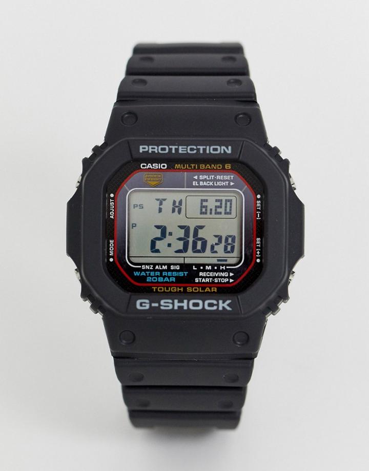 G-shock Digital 5600 Black Red Case Details Watch