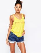 Beach Riot Sunturnt Beach Tank - Yellow
