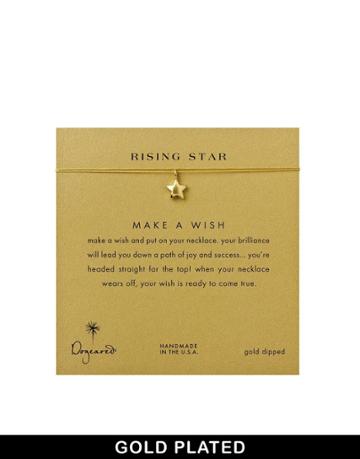 Dogeared Make A Wish Rising Star Necklace