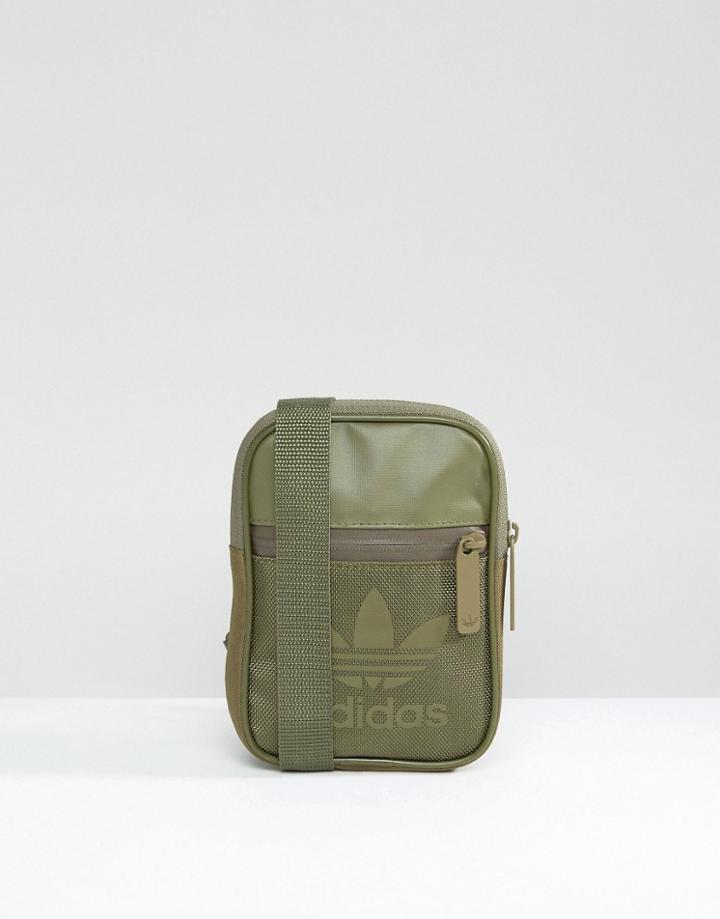 Adidas Originals Sport Festival Bag In Green Bk6743 - Green