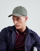 Fred Perry Tonal Tennis Cap In Green - Green