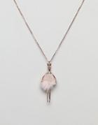 Ted Baker Bunny Tail Ballerina Necklace - Gold