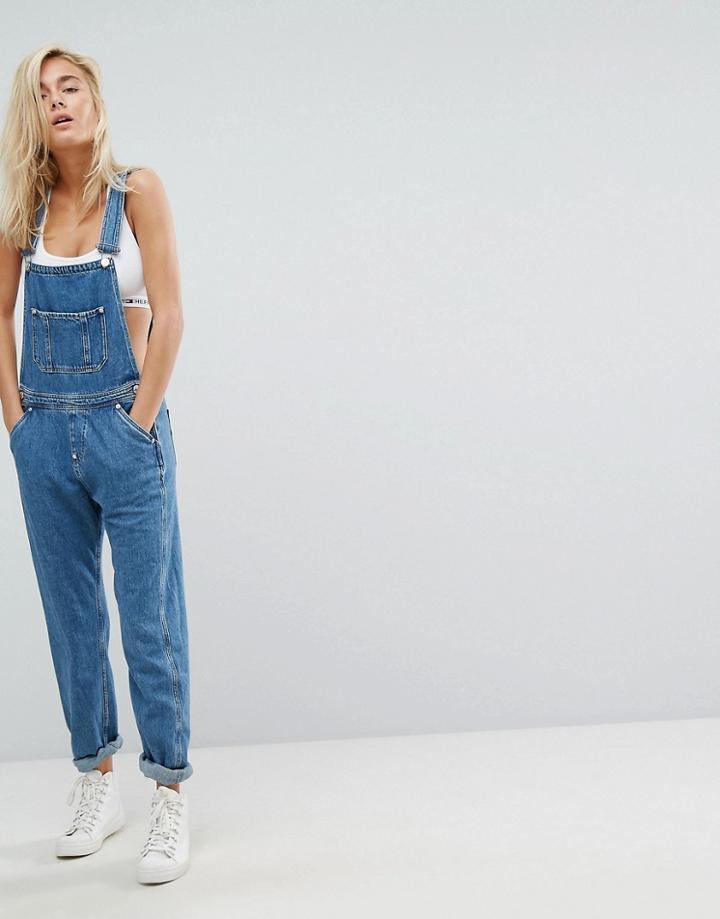 Tommy Jeans Regular Fit Overall - Blue