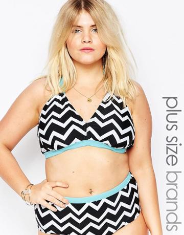 Junarose Zig Zag Bikini Top - Zig Zag