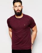 Farah Sweatshirt With Short Sleeves - Bordeaux