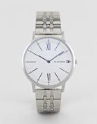 Tommy Hilfiger Cooper Bracelet Watch In Silver 41mm - Silver