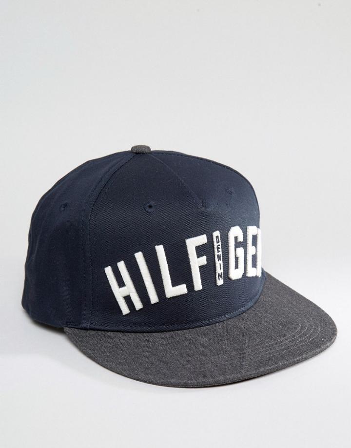 Tommy Hilfiger Thdm Logo Baseball Cap In Black - Black