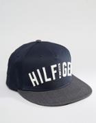 Tommy Hilfiger Thdm Logo Baseball Cap In Black - Black