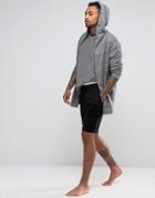 Asos Loungewear Shorts With Double Waistband - Black
