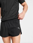 Puma Running Split Shorts In Black