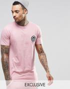 Hype T-shirt With Crest Logo - Pink