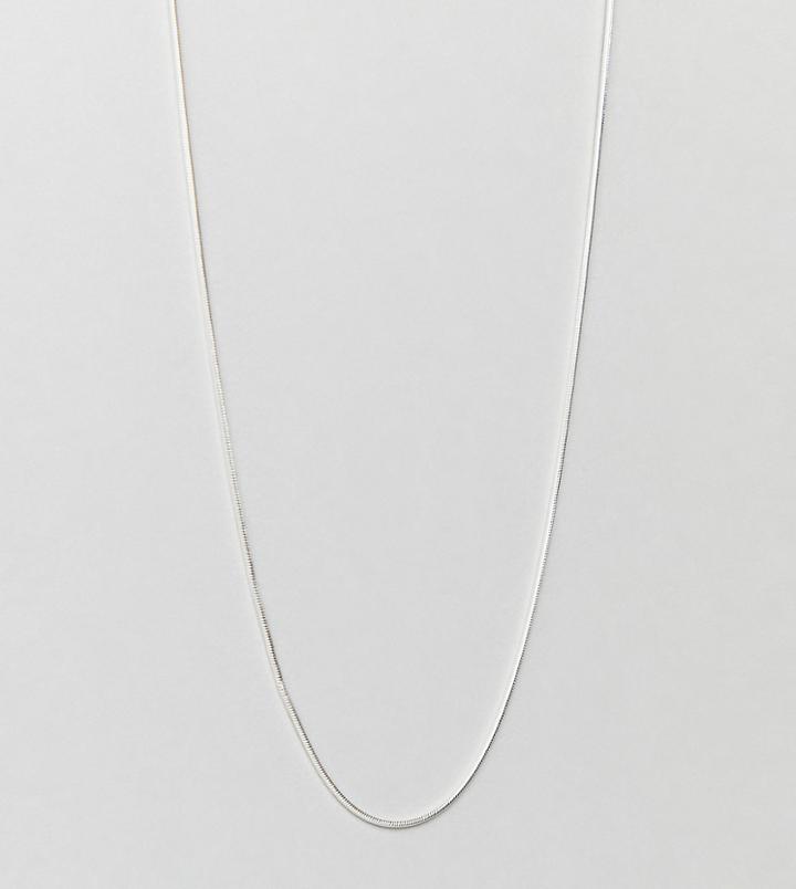 Kingsley Ryan Sterling Silver Delicate Snake Chain Necklace - Silver