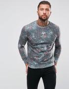 Hype Holidays Sweatshirt With Holly Print - Green