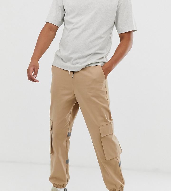 Collusion Pants With Reflective Panel - Black
